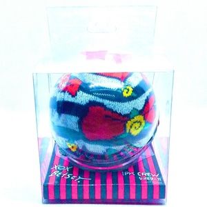 Betsey Johnson Crew Socks Holiday Ornament Gift